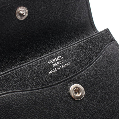 Hermes Coin Case Illiade Compact Card Black — view 4