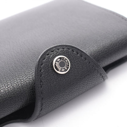 Hermes Coin Case Illiade Compact Card Black — view 7