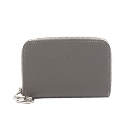 Hermes Coin Case Zip Azap Compact Chaine D'ancre Grimeia