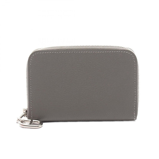 Hermes Coin Case Zip Azap Compact Chaine D'ancre Grimeia
