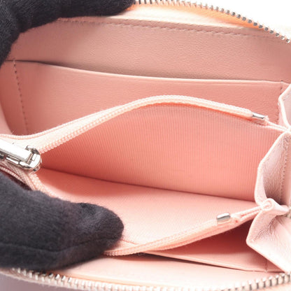 Chanel Round Wallet Quilted CC Logo Star Baby Pink Leather Coco Compact — view 6