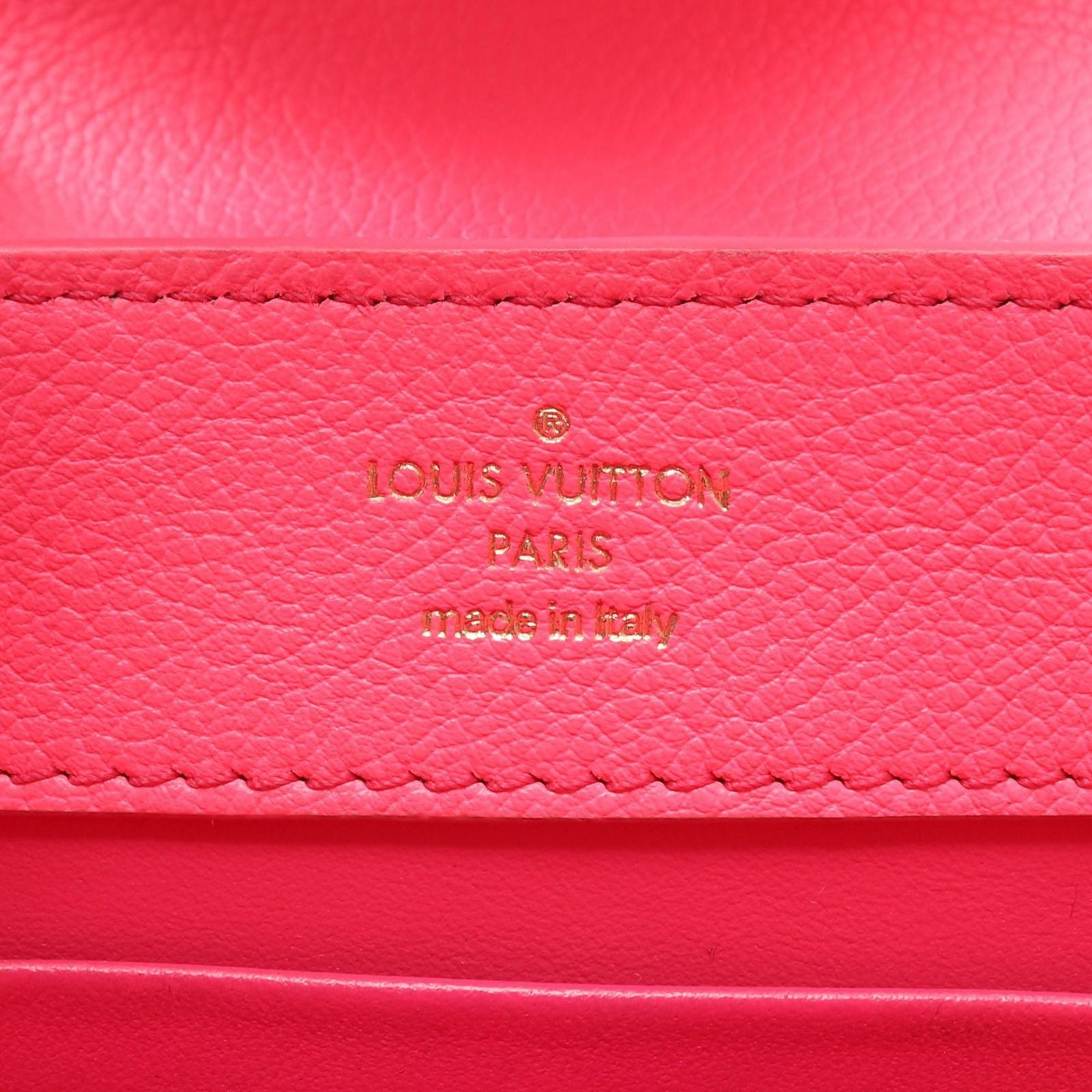 Louis Vuitton Handbag Capucines Mini 2-Way Neon Pink Leather — view 4