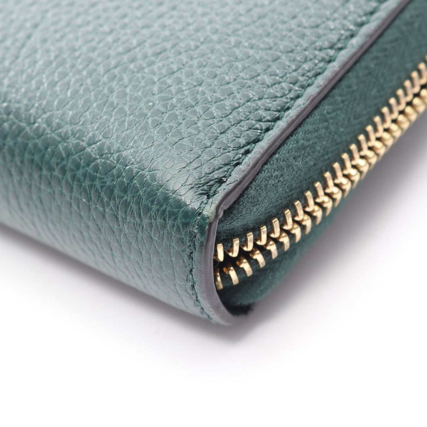 Gucci Round Wallet Zumi Green Leather — view 6