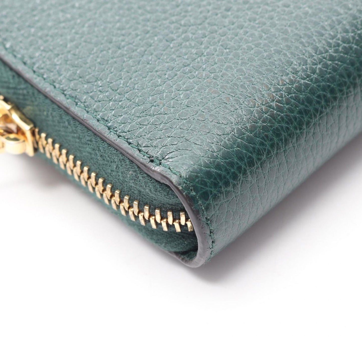 Gucci Round Wallet Zumi Green Leather — view 7