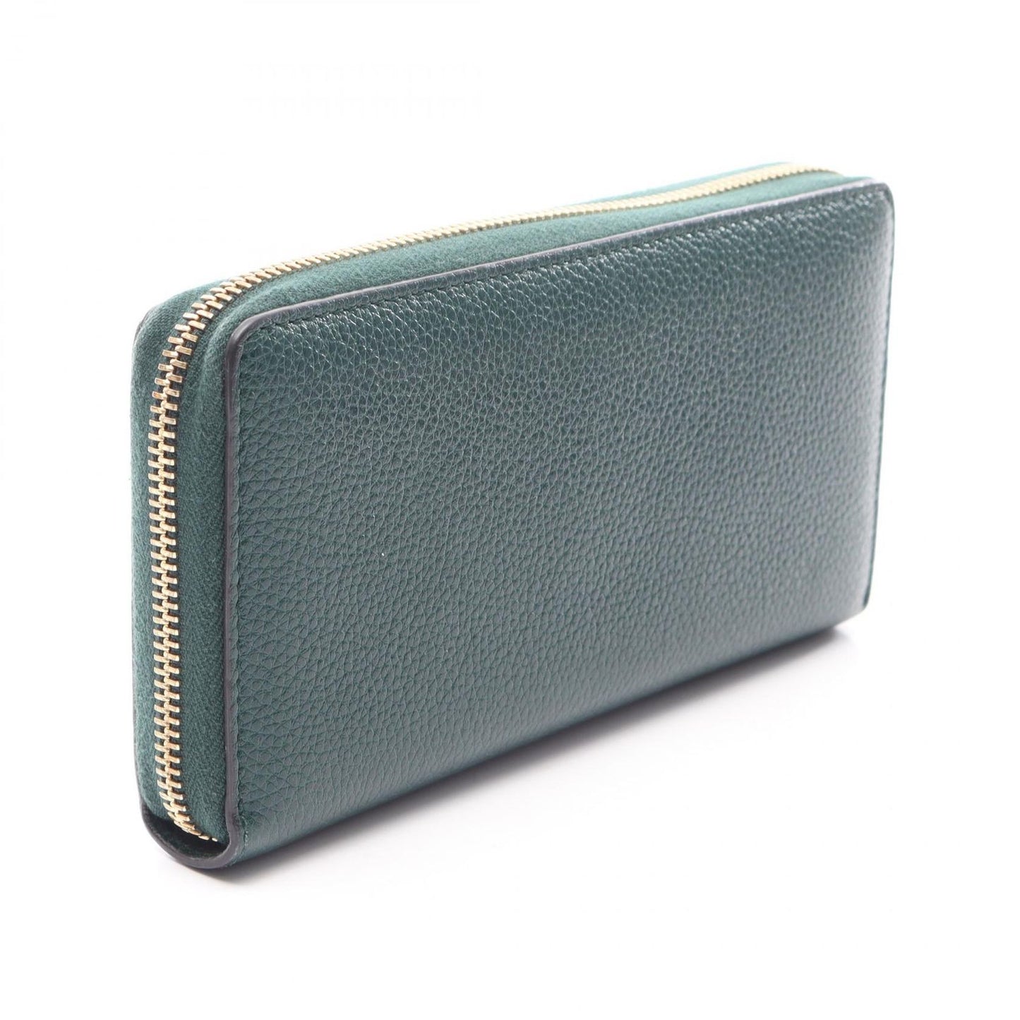 Gucci Round Wallet Zumi Green Leather — view 2