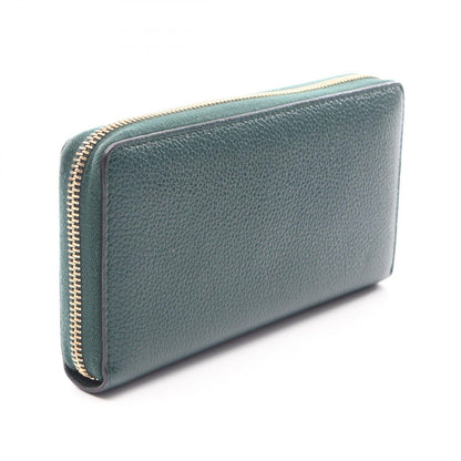 Gucci Round Wallet Zumi Green Leather — view 2