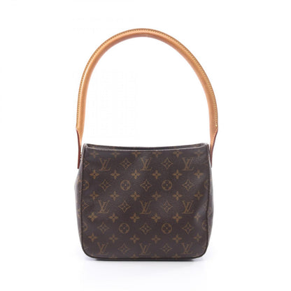 Louis Vuitton Shoulder Bag Looping Canvas Leather