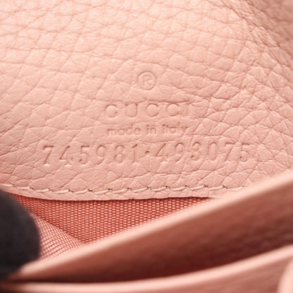 Gucci Bifold Wallet Horsebit Pink Leather — view 5