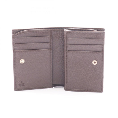 Gucci Bifold Wallet Ophidia Small GG Supreme Beige Brown Leather — view 3
