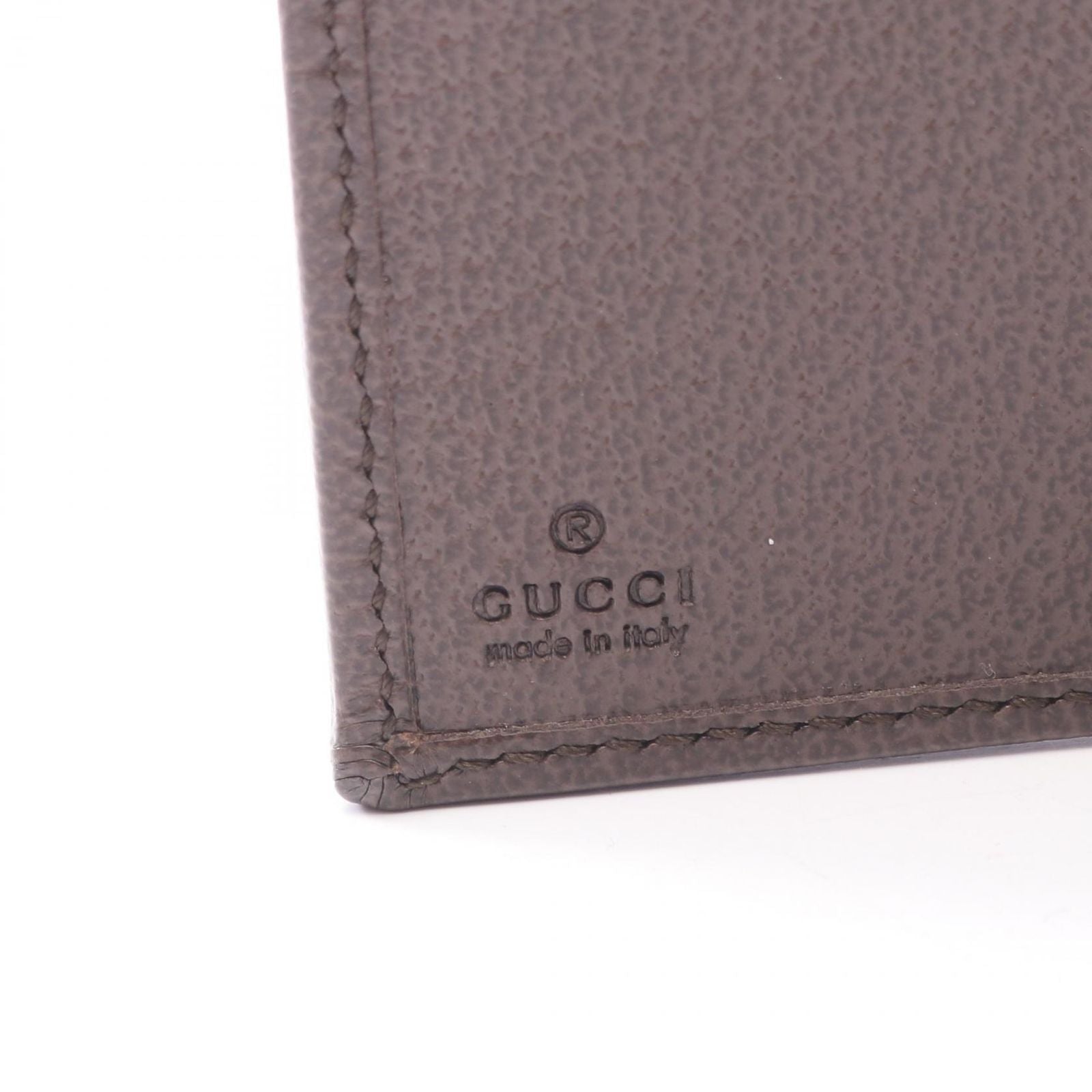 Gucci Bifold Wallet Ophidia Small GG Supreme Beige Brown Leather — view 5
