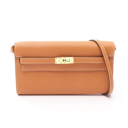 Hermes Shoulder Bag Kelly Long Tougo Toffee