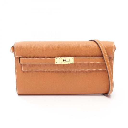 Hermes Shoulder Bag Kelly Long Tougo Toffee