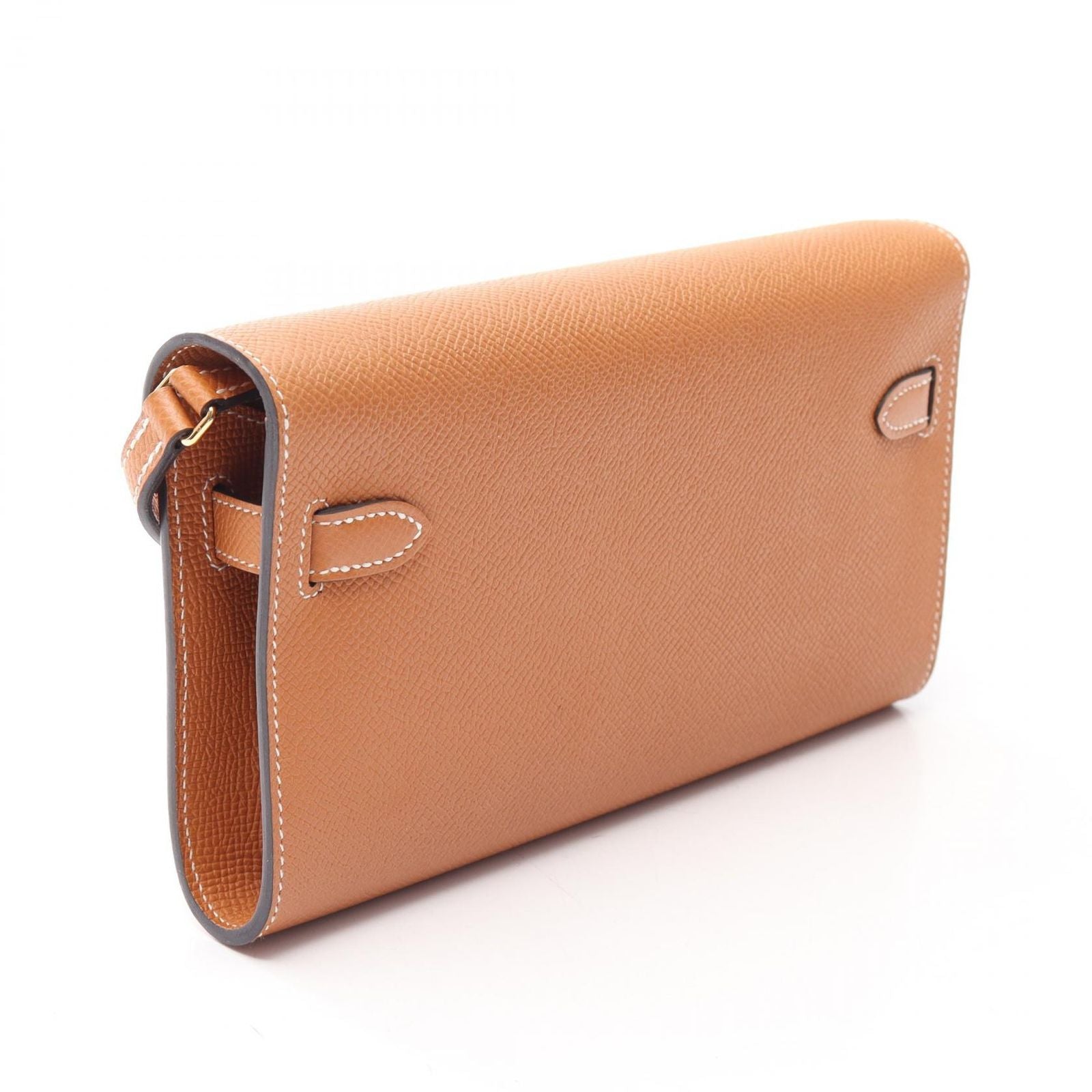 Hermes Shoulder Bag Kelly Long Tougo Toffee — view 2