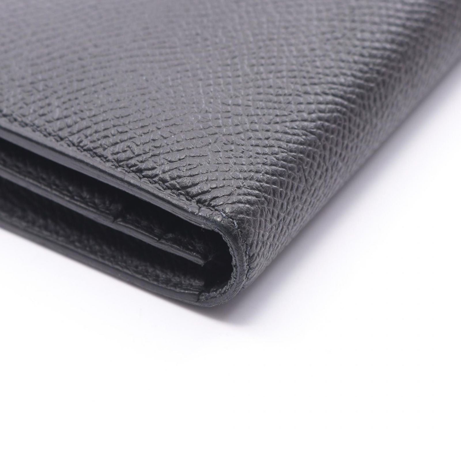 Hermes Bifold Wallet Bearn Souffle Black — view 9