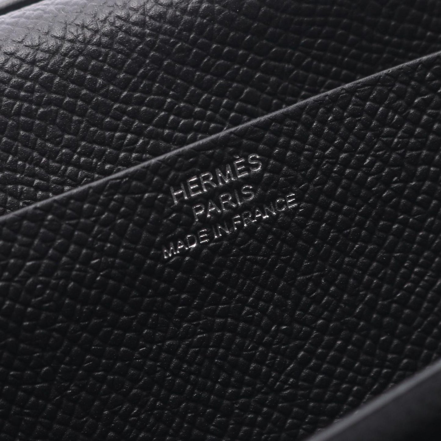Hermes Bifold Wallet Bearn Souffle Black — view 4