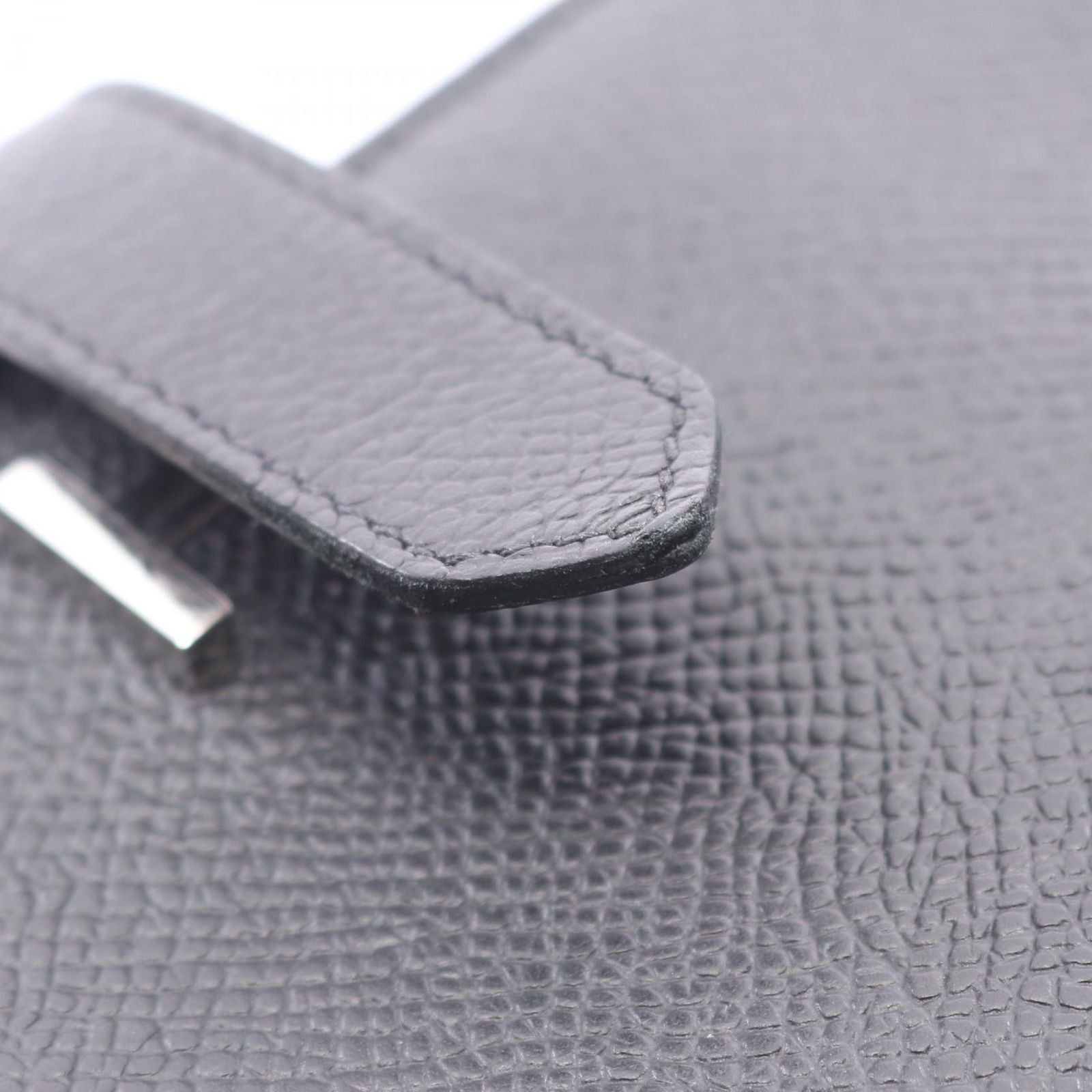 Hermes Bifold Wallet Bearn Souffle Black — view 7