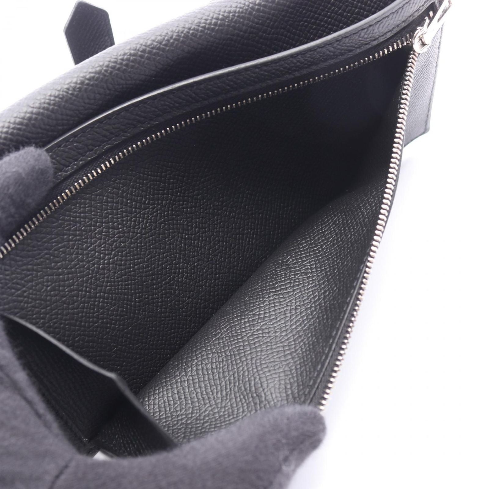 Hermes Bifold Wallet Bearn Souffle Black — view 6