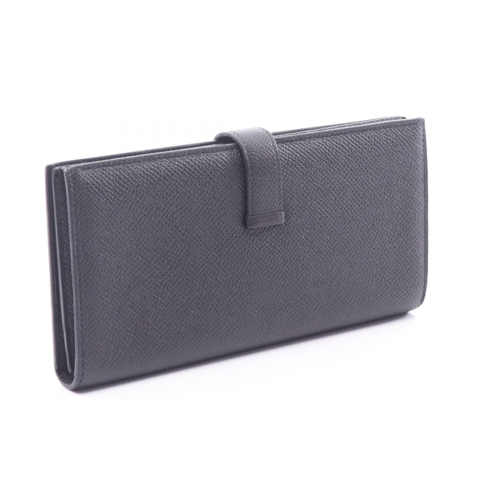Hermes Bifold Wallet Bearn Souffle Black — view 2