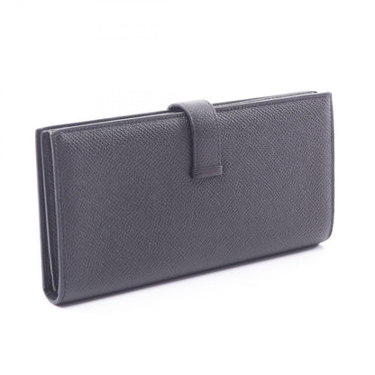 Hermes Bifold Wallet Bearn Souffle Black — view 2