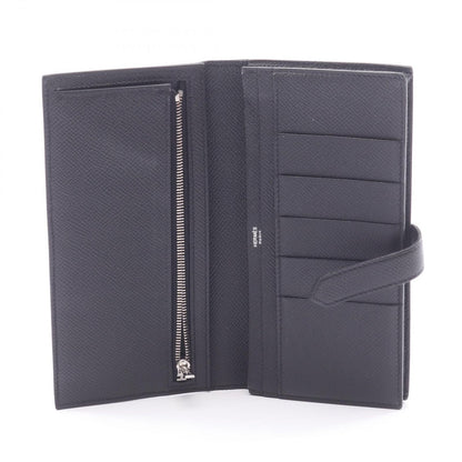 Hermes Bifold Wallet Bearn Souffle Black — view 3