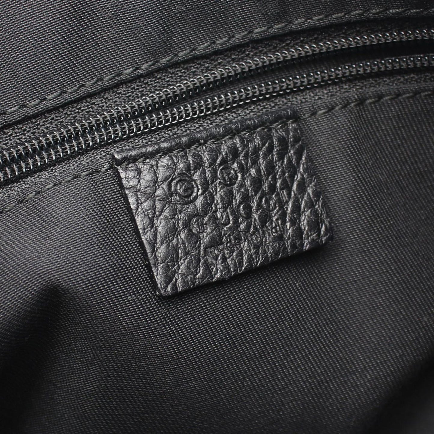 Gucci Shoulder Bag GG Pattern Black Denim Leather — view 4