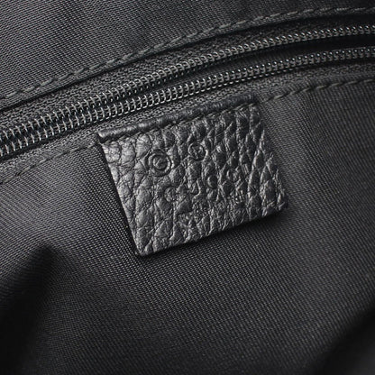 Gucci Shoulder Bag GG Pattern Black Denim Leather — view 4