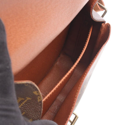 Louis Vuitton Shoulder Bag Cartouchiere Monogram Canvas Leather — view 3
