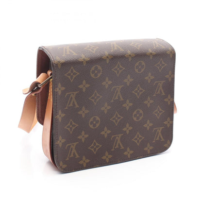 Louis Vuitton Shoulder Bag Cartouchiere Monogram Canvas Leather — view 2