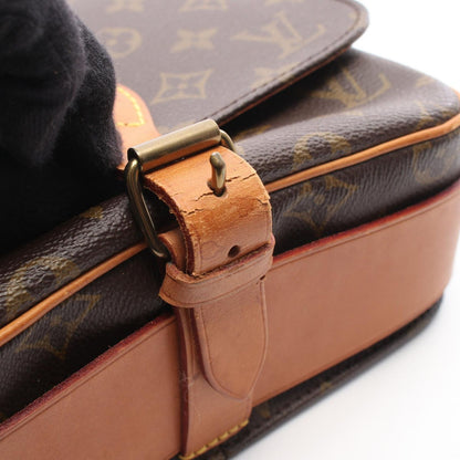 Louis Vuitton Shoulder Bag Cartouchiere Monogram Canvas Leather — view 7