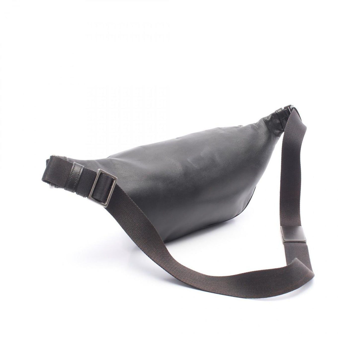 Bottega Veneta Waist Bag Intrecciato Black Leather — view 2