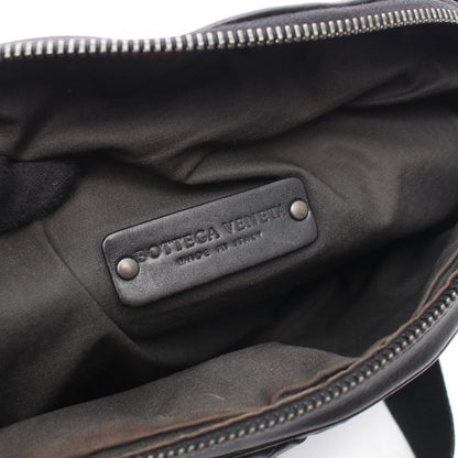 Bottega Veneta Waist Bag Intrecciato Black Leather — view 4