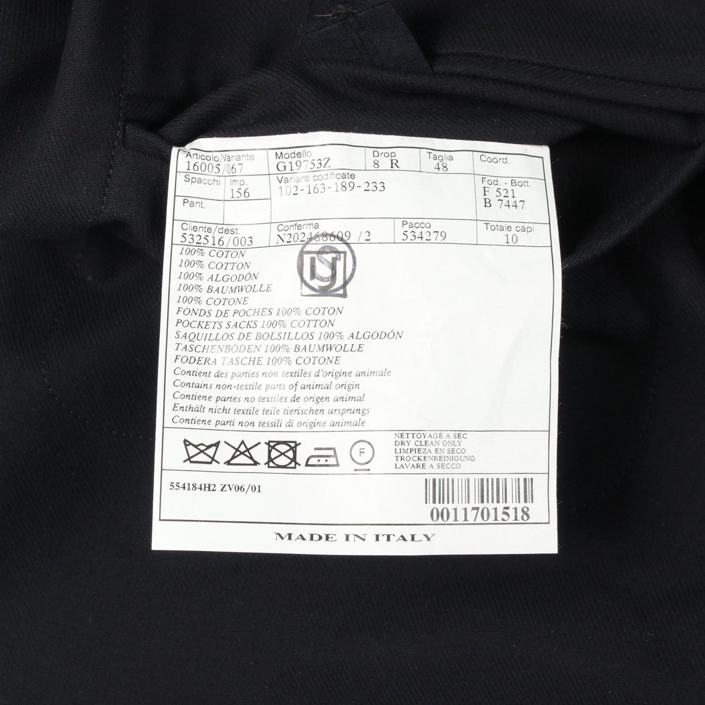Hermes Tailored Jacket Navy — view 4