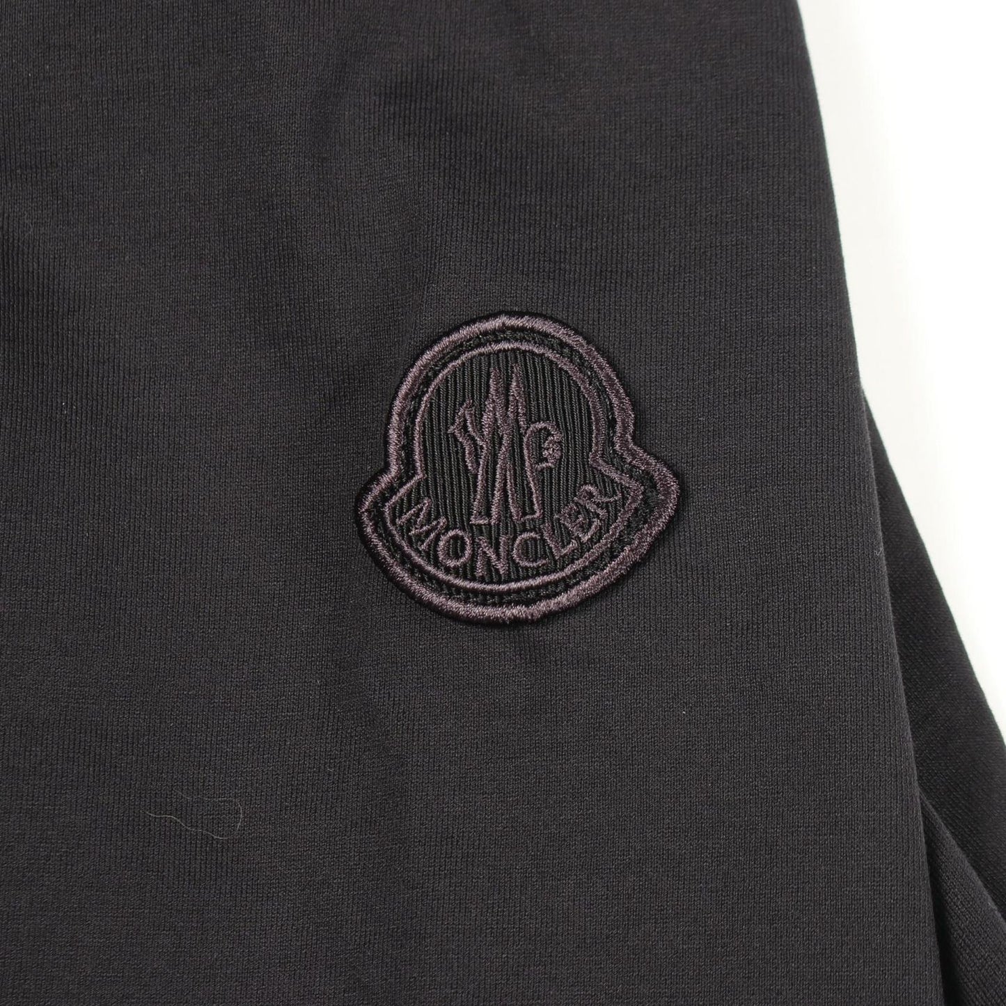 Moncler Short Sleeve T-Shirt Sequin Logo Cropped Cotton — view 6