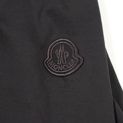 Moncler Short Sleeve T-Shirt Sequin Logo Cropped Cotton — view 6