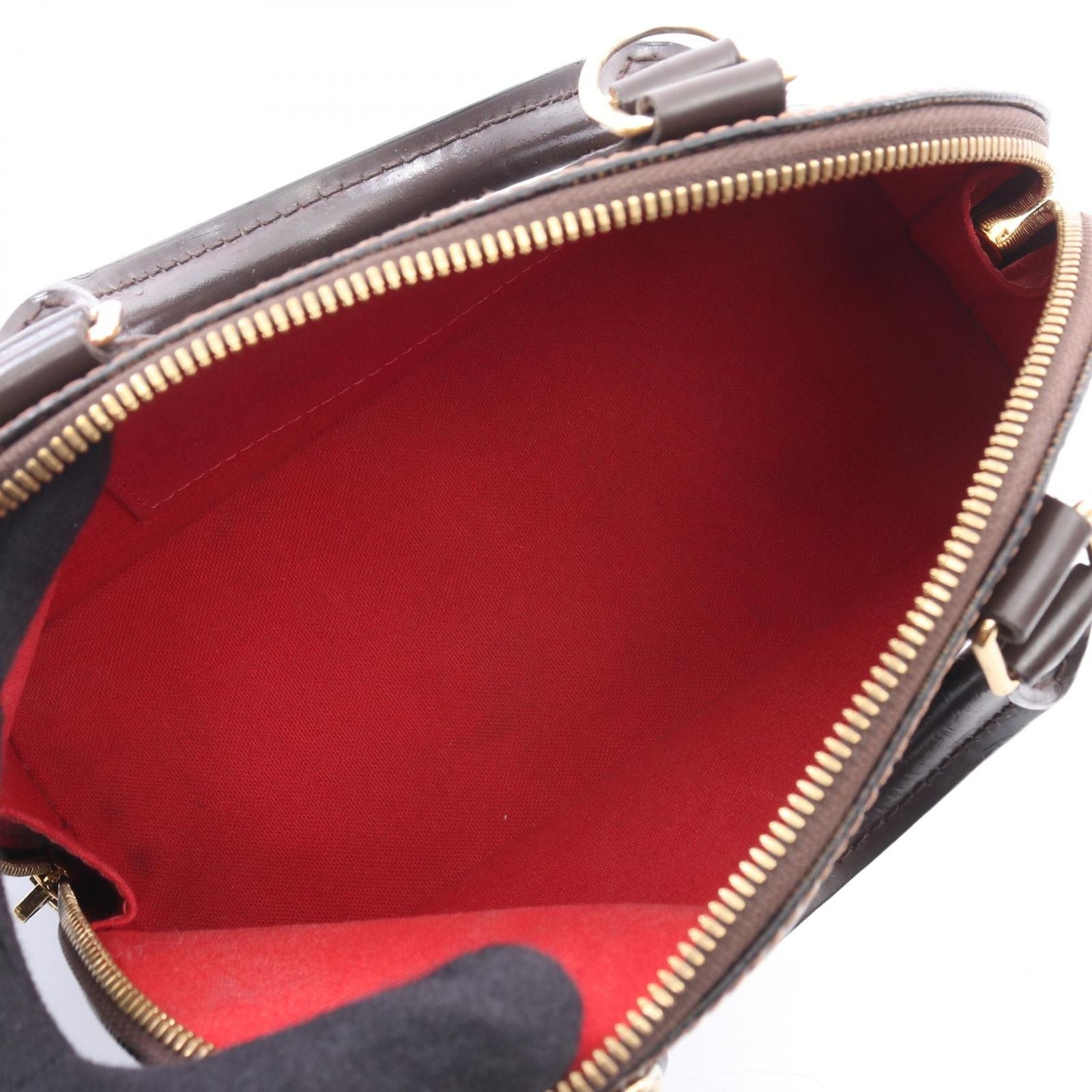 Louis Vuitton Handbag Alma BB Damier Ebene Canvas Leather — view 3