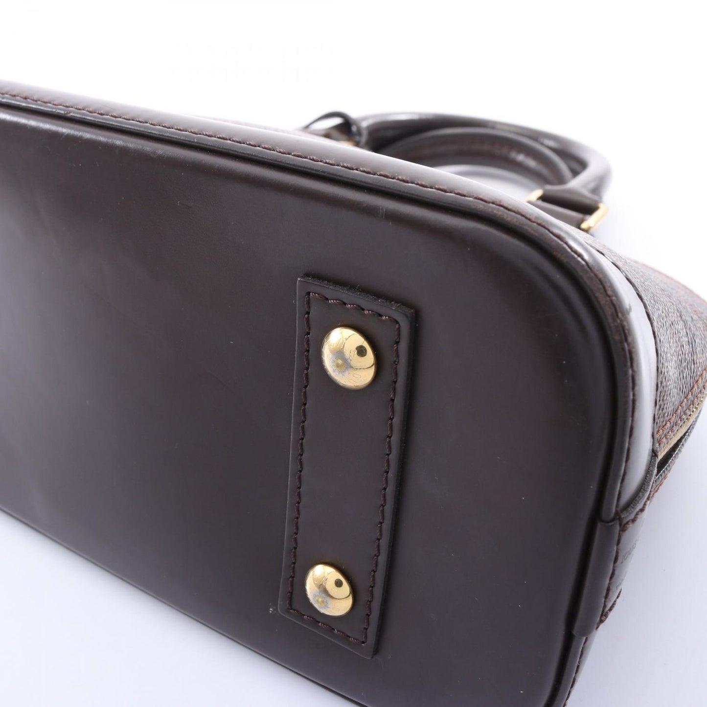 Louis Vuitton Handbag Alma BB Damier Ebene Canvas Leather — view 7