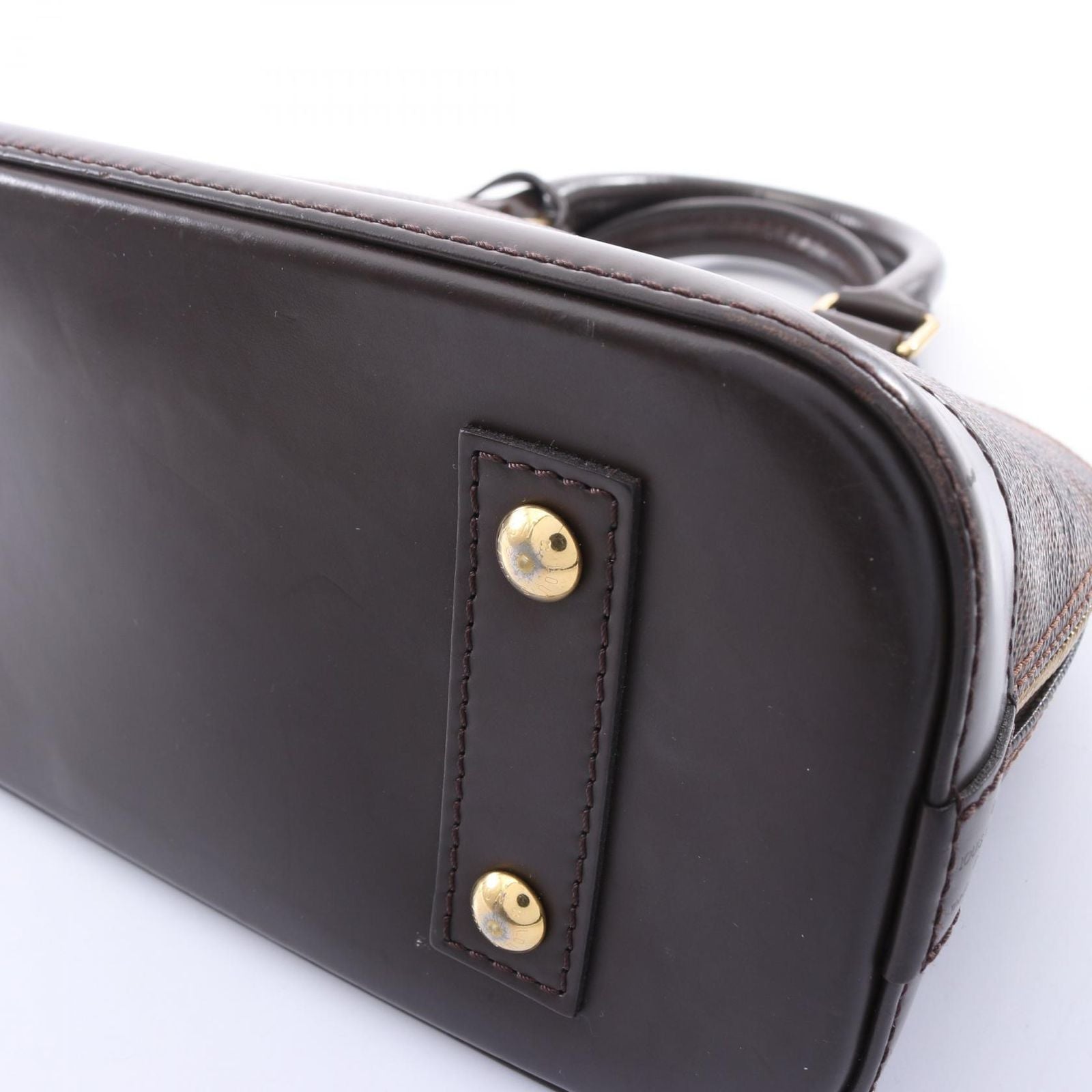 Louis Vuitton Handbag Alma BB Damier Ebene Canvas Leather — view 7