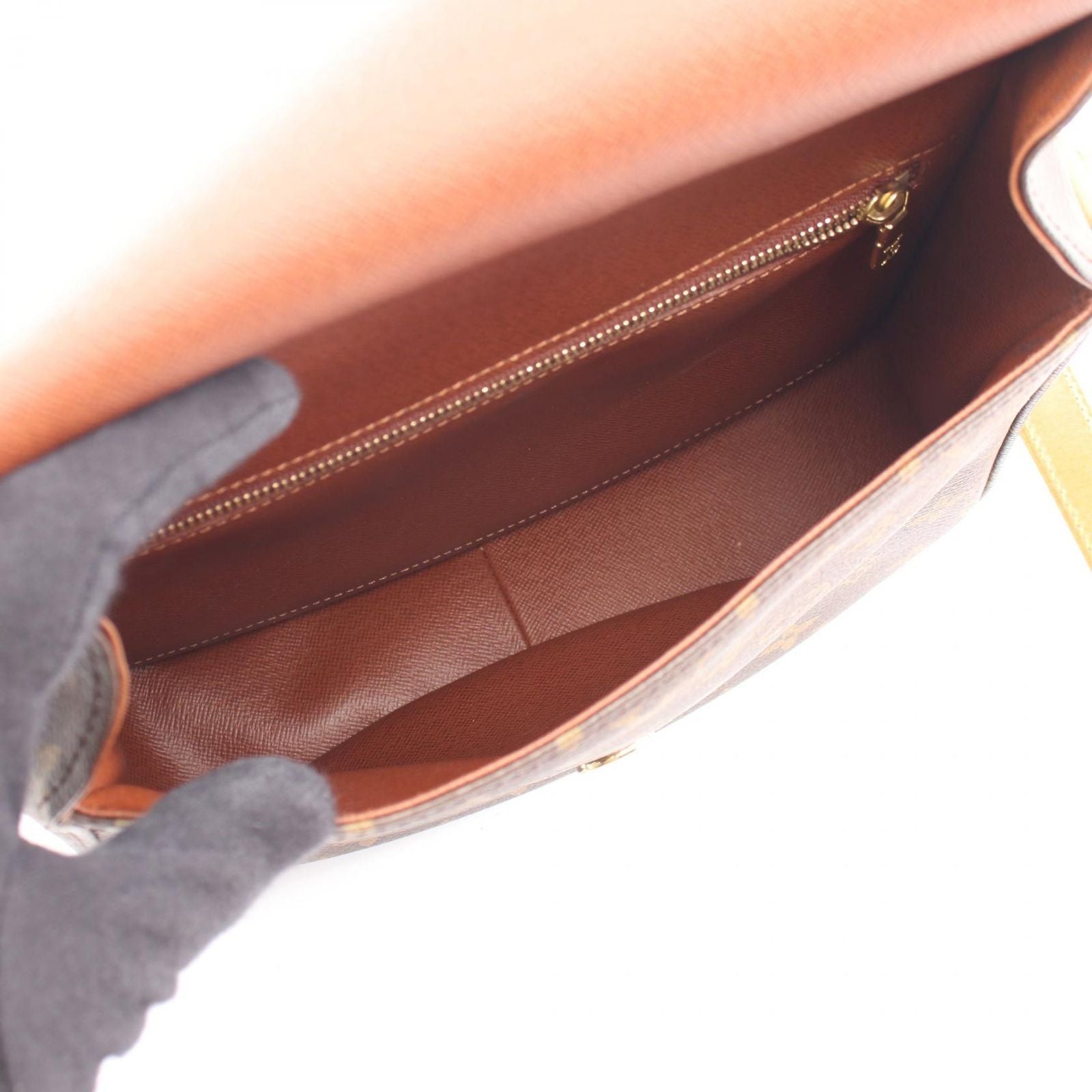Louis Vuitton Shoulder Bag Saint Cloud GM Canvas Leather — view 3