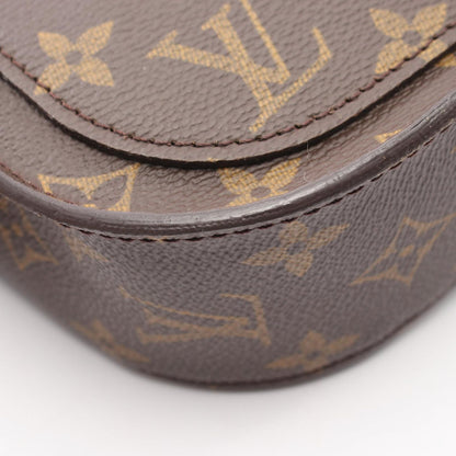 Louis Vuitton Shoulder Bag Saint Cloud GM Canvas Leather — view 7