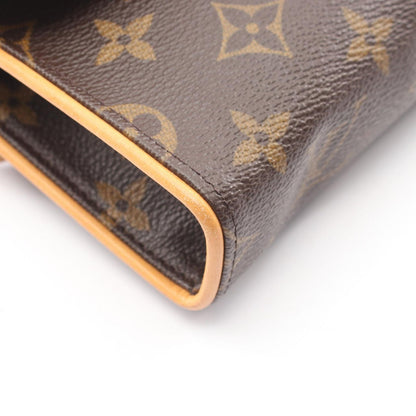 Louis Vuitton Waist Bag Pochette Florentine Monogram with Bouton Pression Canvas — view 7