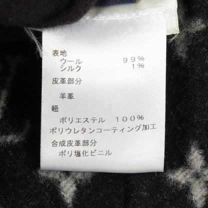 Louis Vuitton Monogram Poncho with Hood Wool Silk — view 5