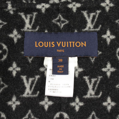 Louis Vuitton Monogram Poncho with Hood Wool Silk — view 3
