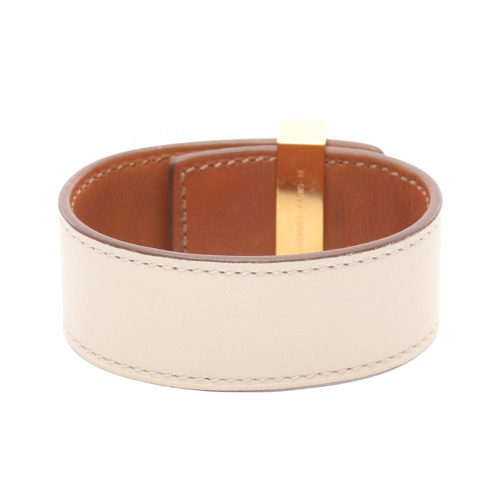 Hermes Bangle Collier de Chien 24 Leather Bracelet — view 2