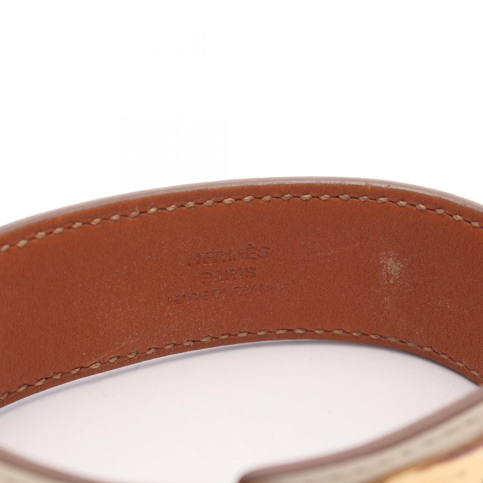 Hermes Bangle Collier de Chien 24 Leather Bracelet — view 4