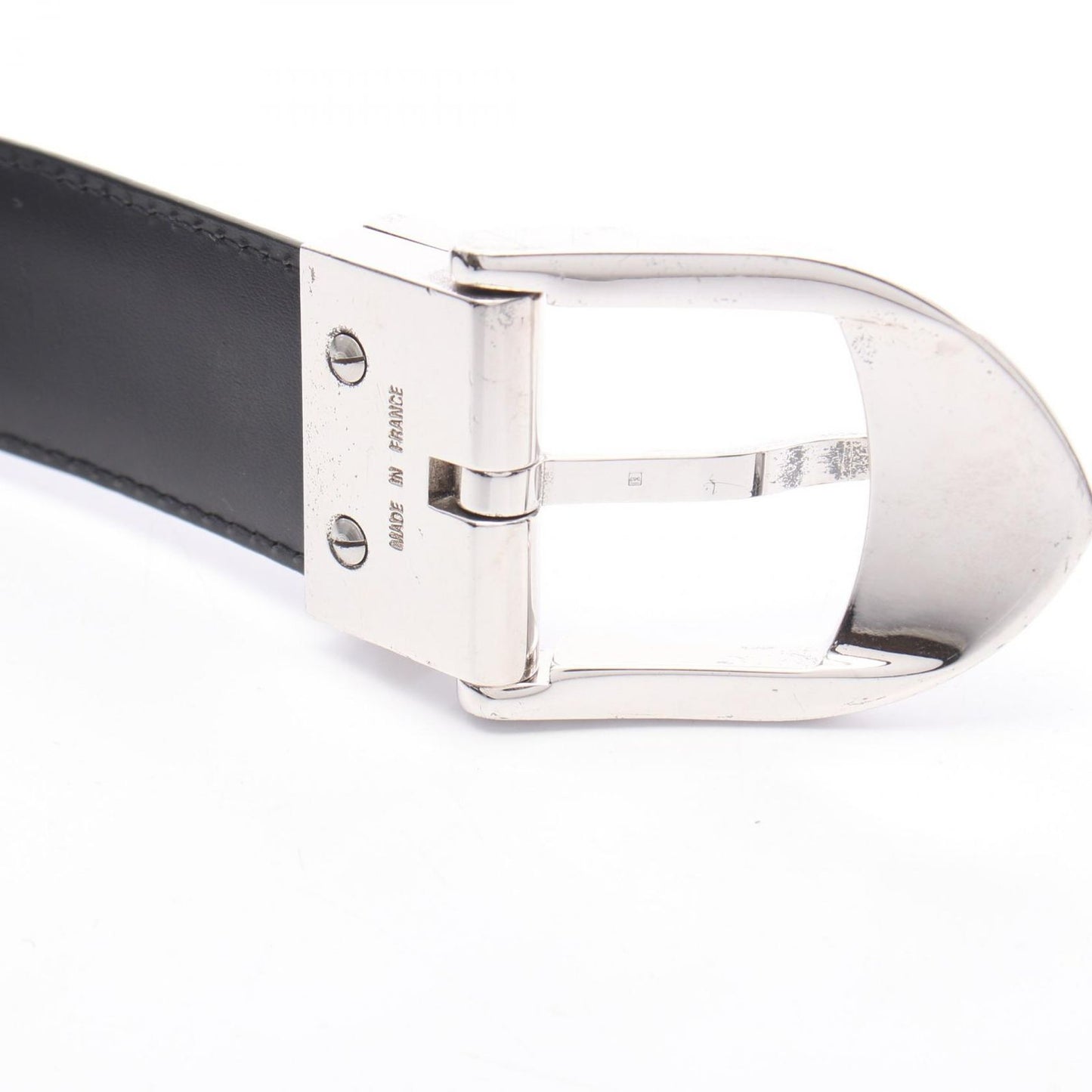 Louis Vuitton Belt Ceinture Classic Taiga Ardoise Leather — view 6