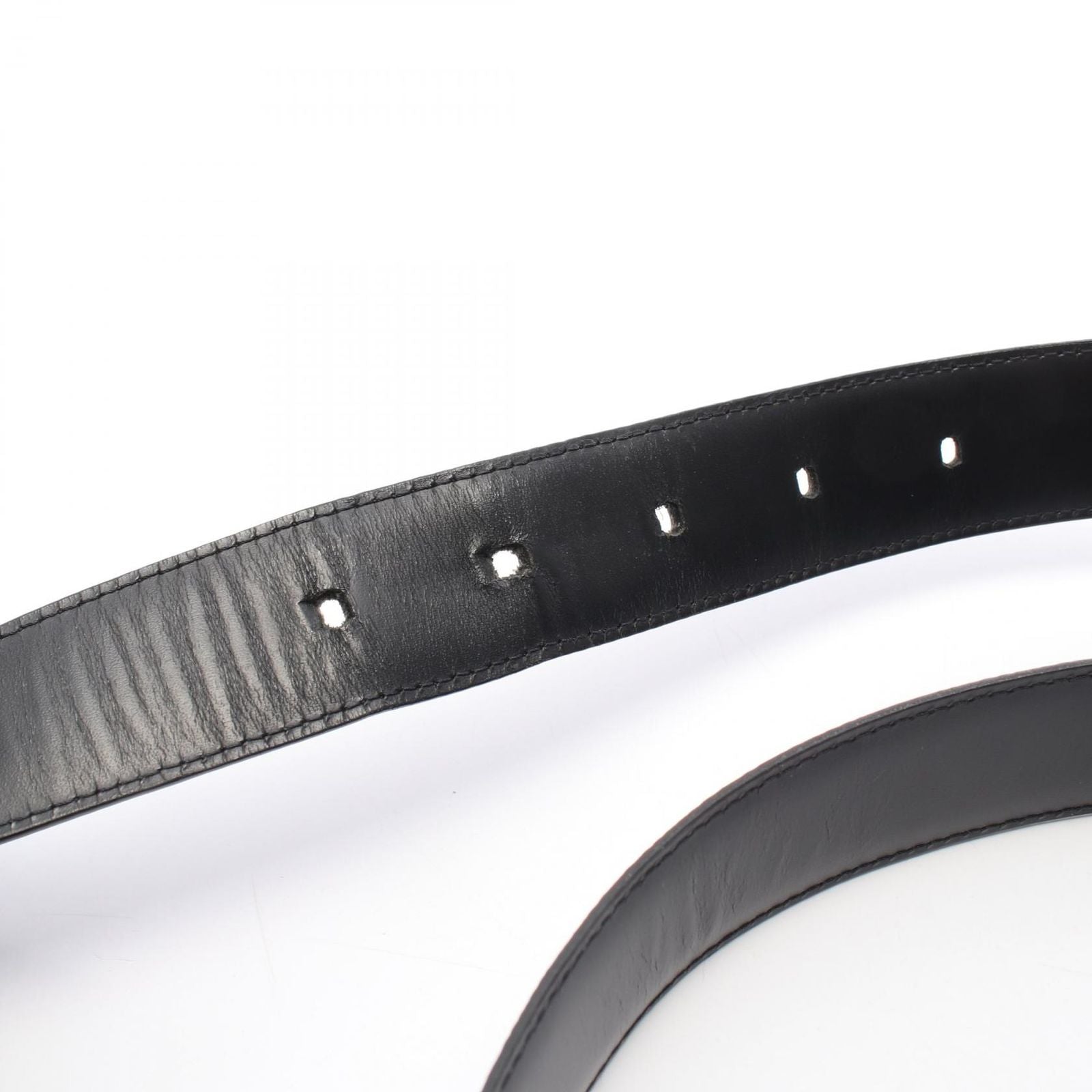 Louis Vuitton Belt Ceinture Classic Taiga Ardoise Leather — view 9