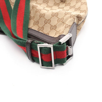 Gucci Shoulder Bag GG Canvas Beige Brown Sherry Line — view 7