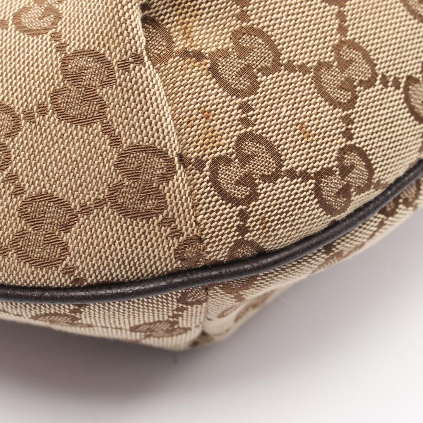 Gucci Shoulder Bag GG Canvas Beige Brown Sherry Line — view 5