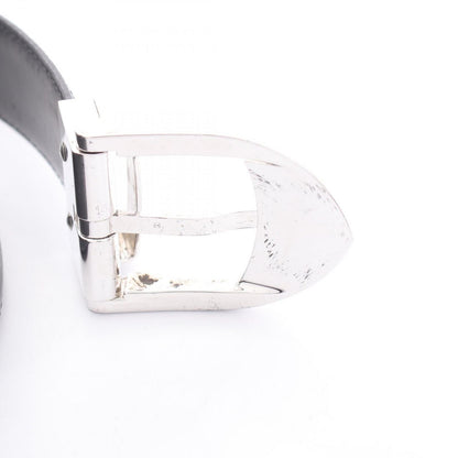Louis Vuitton Belt Ceinture Classic Taiga Ardoise Black Leather — view 6