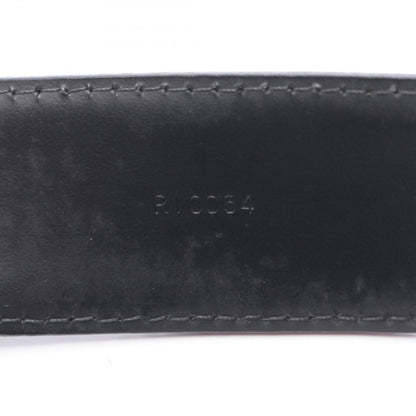 Louis Vuitton Belt Ceinture Classic Taiga Ardoise Black Leather — view 5